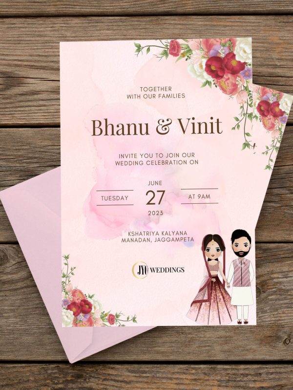 Wedding invitation card